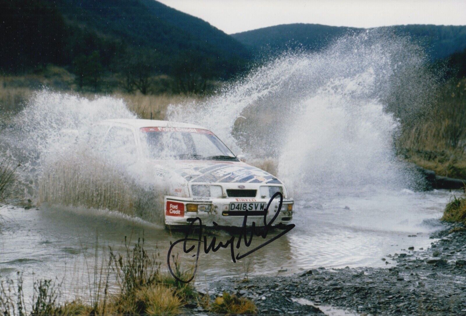 Jimmy McRae Hand Signed 12x8 Photo Poster painting Rally Autograph