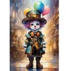 Clown-Full Square Diamond Painting