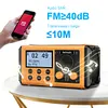 10000mAh Emergency Radio Solar/Hand Crank Charging Multifunctional DAB FM Radio