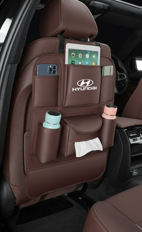 Car seat back storage bag