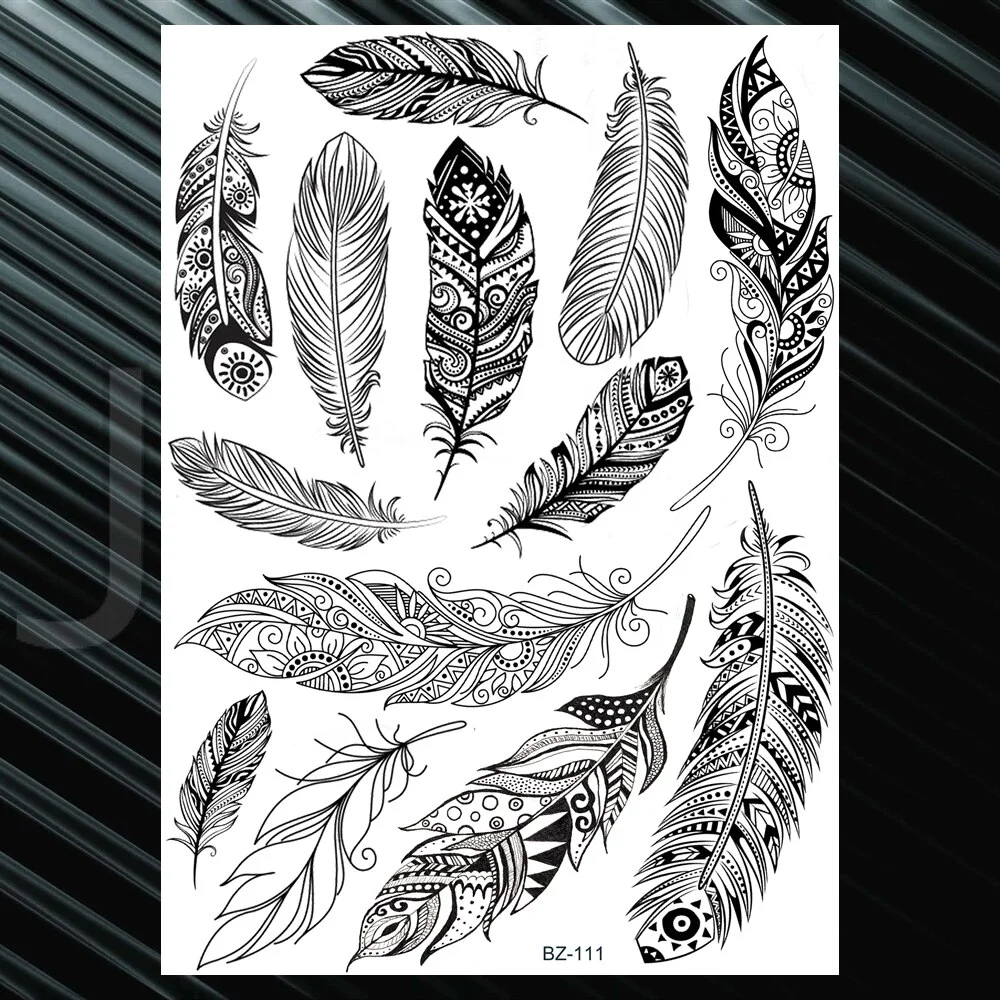 Sdrawing Henna Flower Temporary Tattoos For Women Fashion Body Art Tatoos Realistic Fake Jewelry Mandala Dreamcatcher Tattoos Sexy