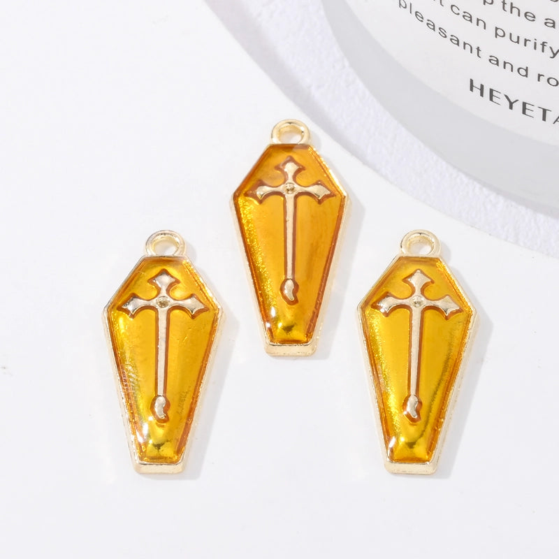3 PCS/Package 11 * 25mm Hole Under 1mm Alloy Cross Pendant