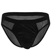 Low Waist Breathable U Convex Bag Sexy Transparent Mesh Briefs