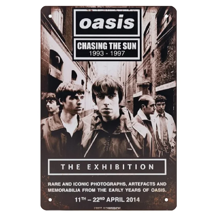 Oasis Oasis Band - Vintage Tin Signs/Wooden Signs - 8*12Inch/12*16Inch