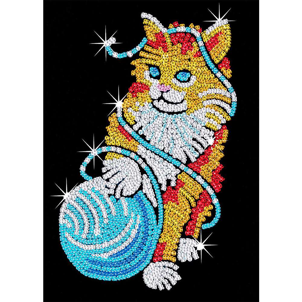 

Cat - Crystal Special Shaped Diamond Painting - 30*40CM, 501 Original