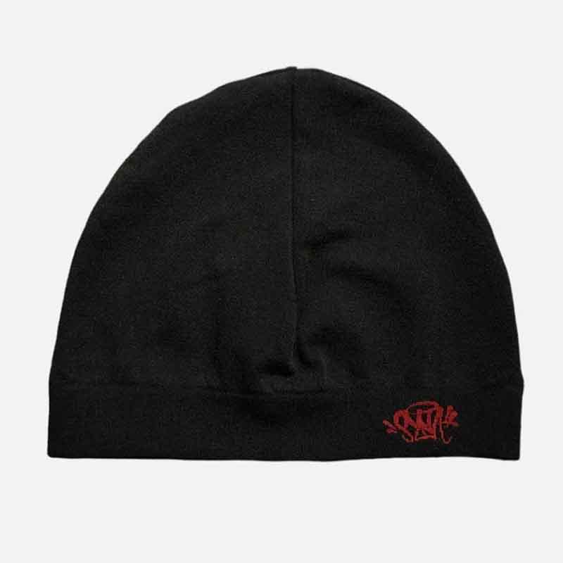 SYNA SMALL LOGO EMBROIDERED KNIT HAT