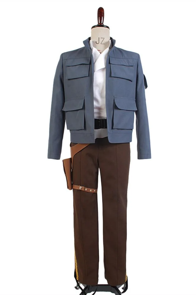 Star Wars Empire Strikes Back Han Solo Jacket Pants Cosplay Costume