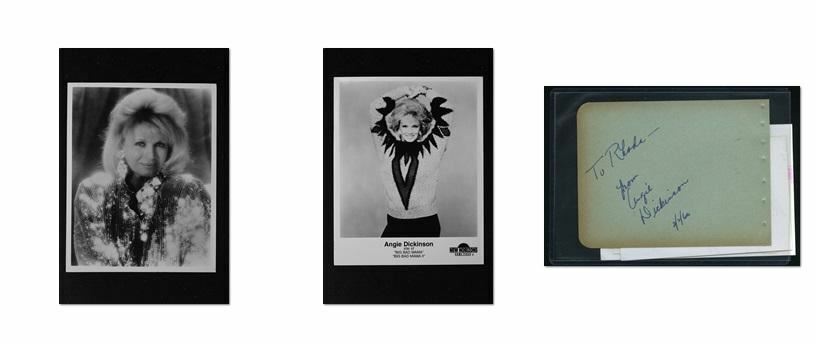 Angie Dickinson - Signed Autograph and Headshot Photo Poster painting set - Police Woman