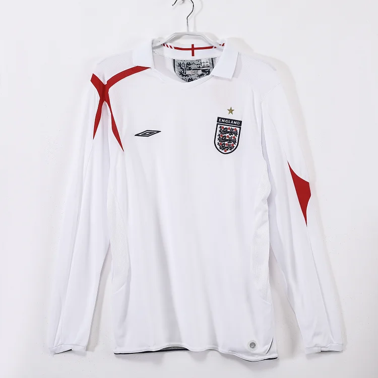 2006 England Home Retro Kit