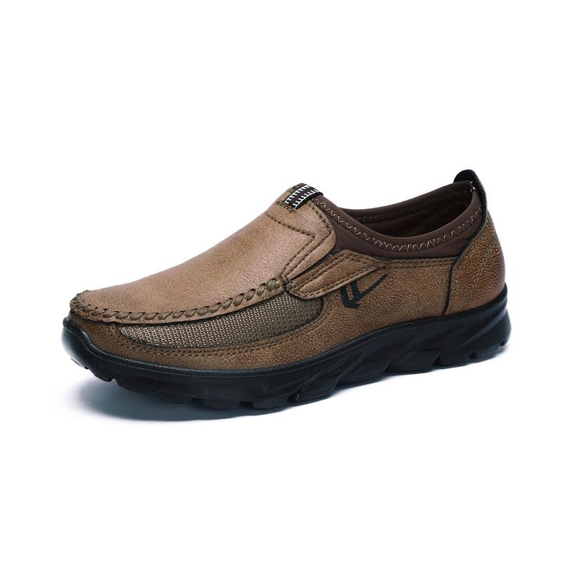 Dacomfy Men Casual Non-slip Leather Loafers 