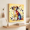 Framed Dog - DIY Button Art Painting Kit for Creativity DIY Pearl Dot Crafts for Gift Home Wall Decor 30*30CM