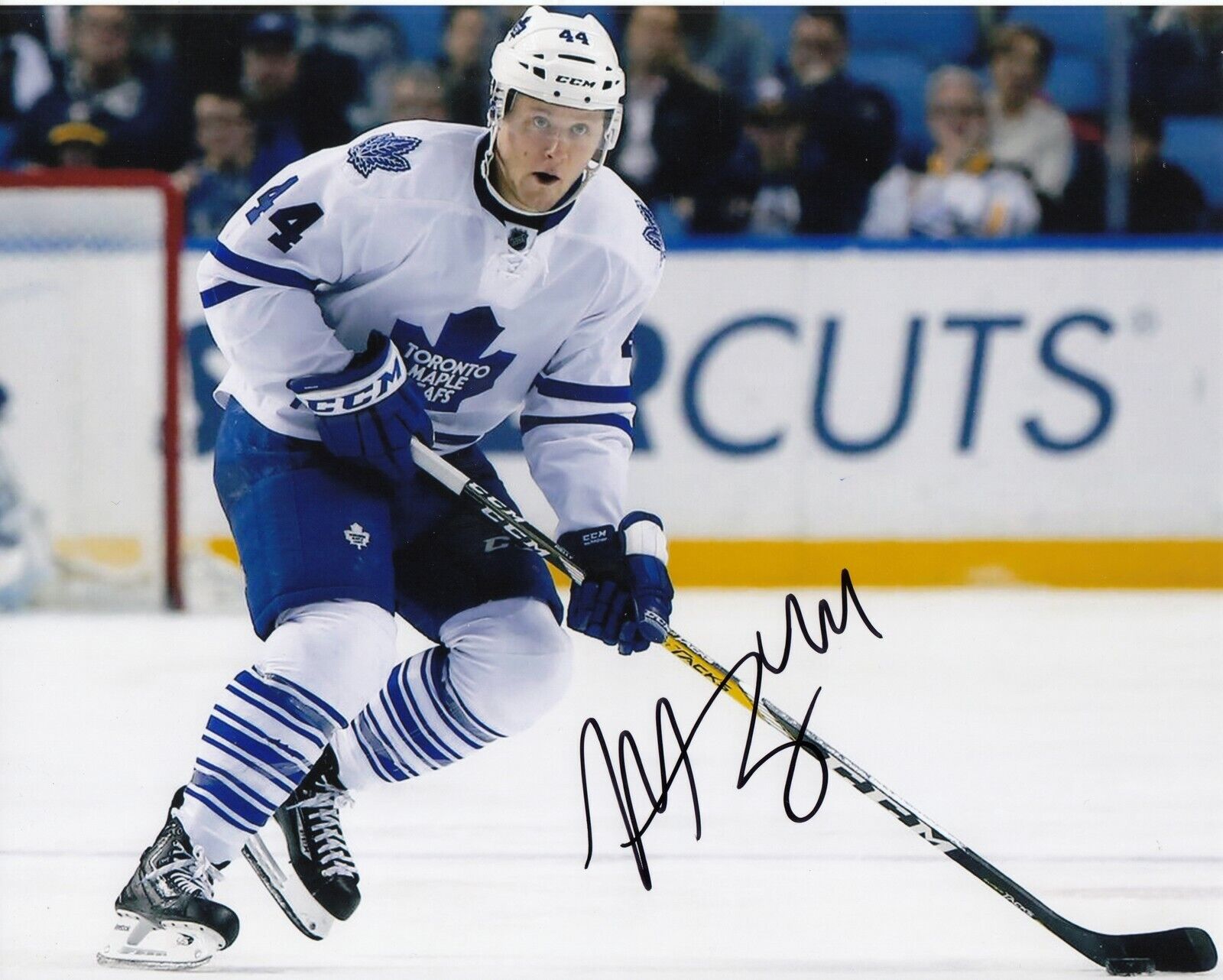 Morgan Riley #0 8x10 Signed Photo Poster painting w/ COA Toronto Maple Leafs 032419