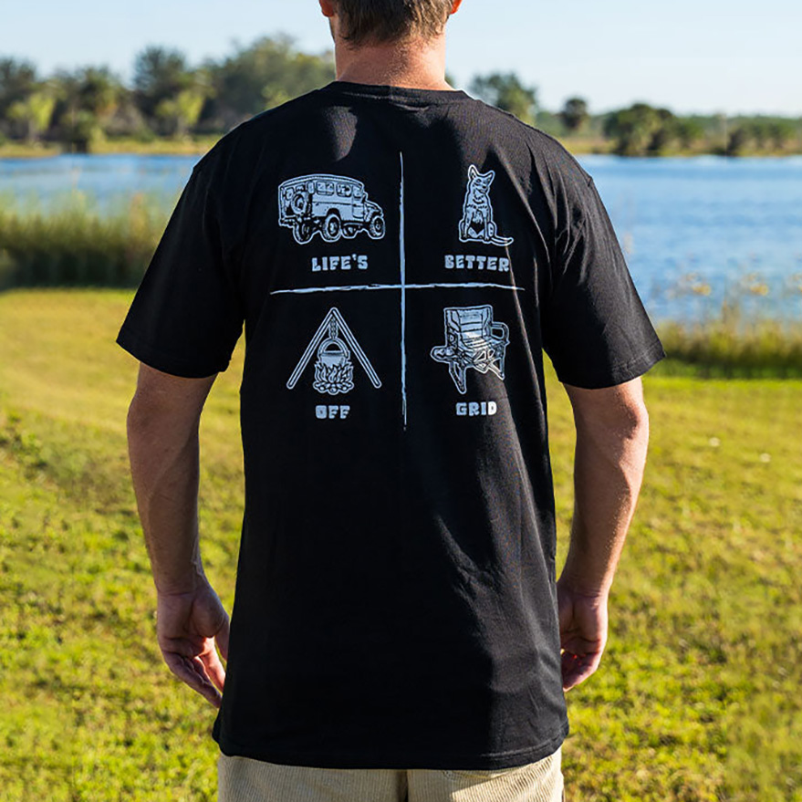 Men's Life's Better Off Grid Tee