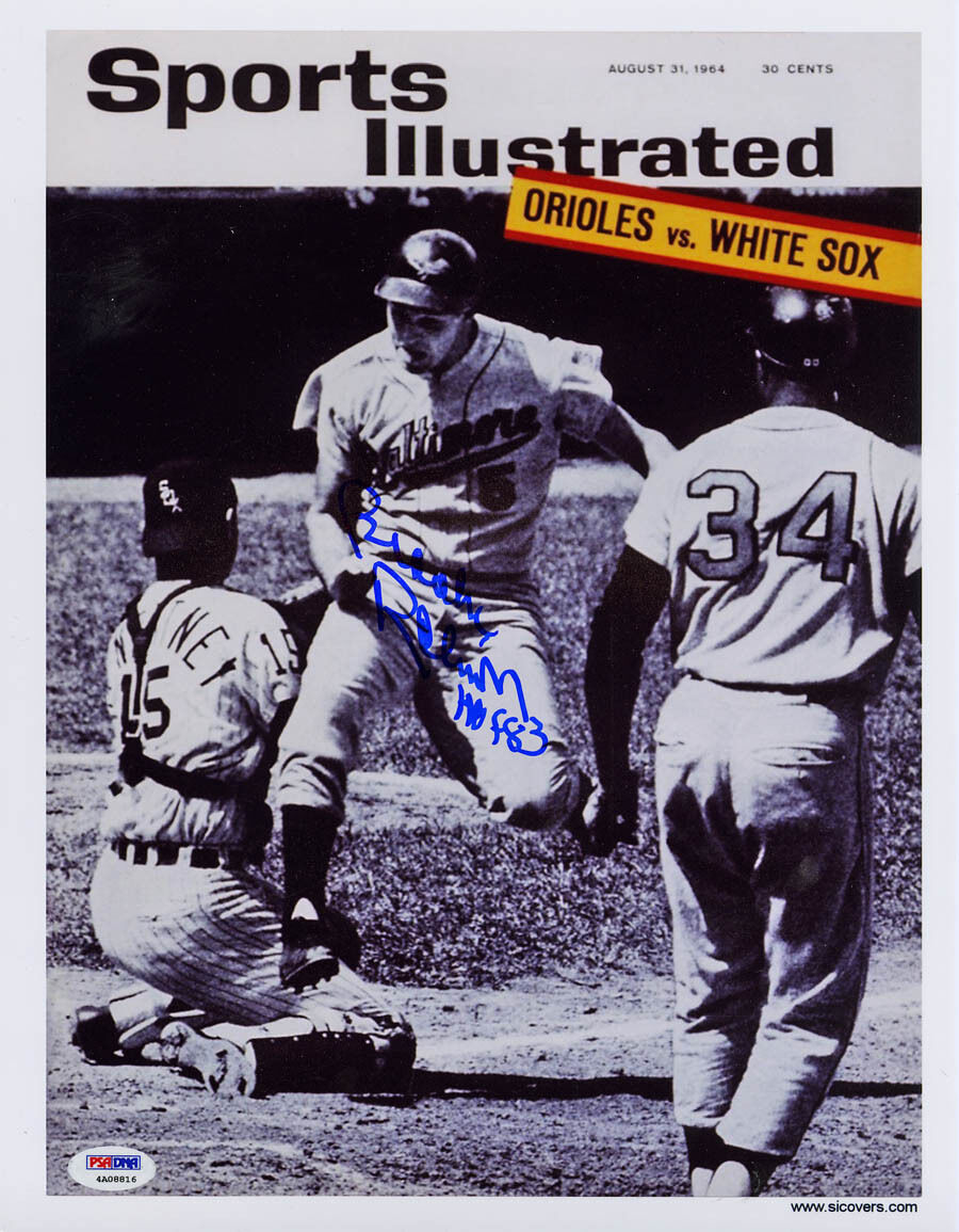 Brooks Robinson SIGNED Sports Illustrated Print +HOF Orioles PSA/DNA AUTOGRAPHED