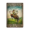 Western Cowboy - Vintage Metal Signs(8*12Inch) - Cowboy