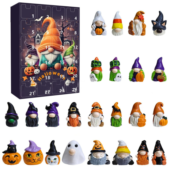 2024 Halloween Gnome Advent Calendar - tree - Codlins