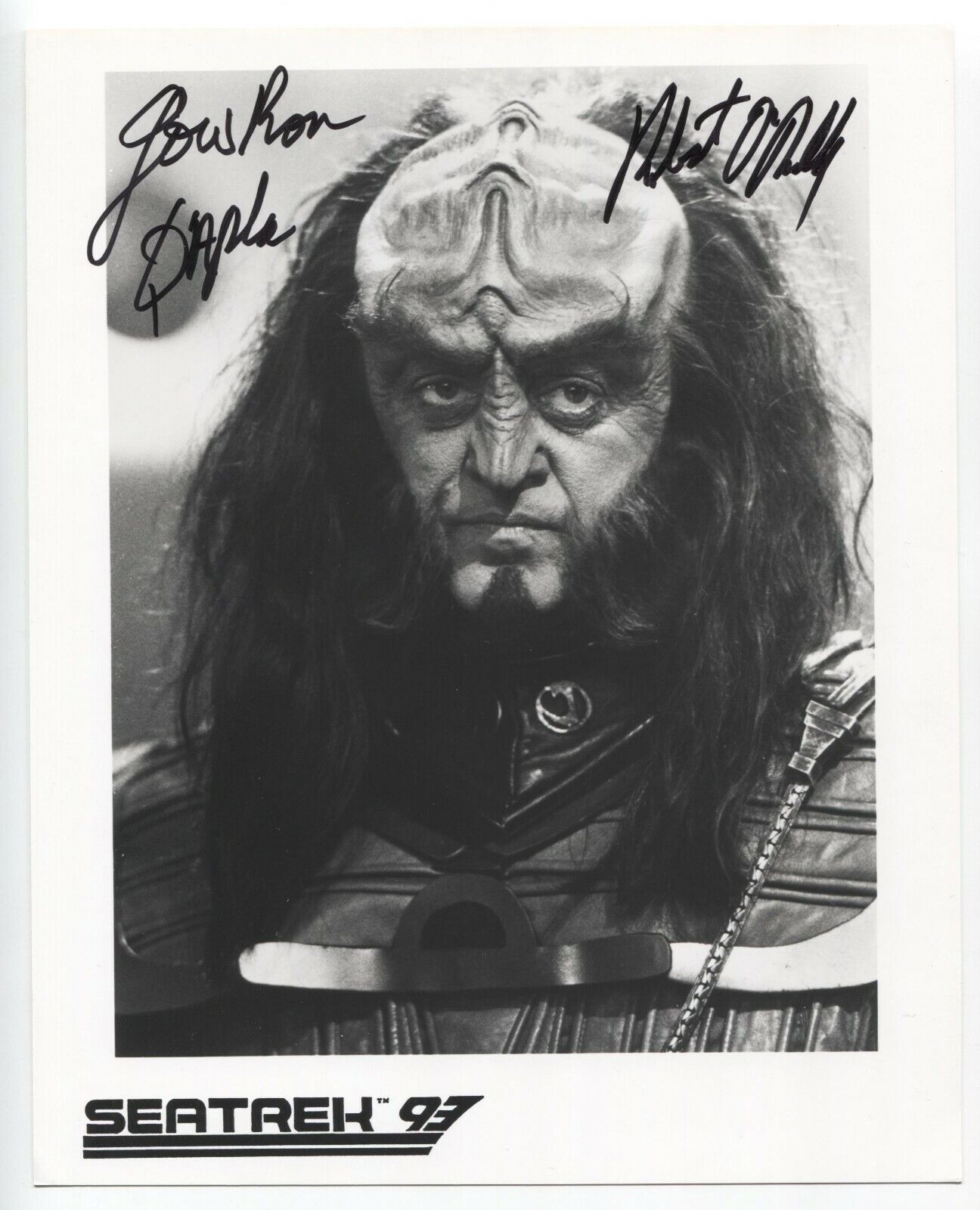 Robert O'Reilly Signed 8x10 Inch Photo Poster painting Autographed Signature Star Trek TNG