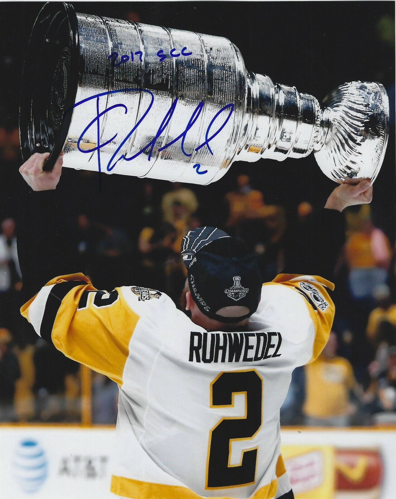 Autographed 8x10 CHAD RUWEDEL 2017 SCC