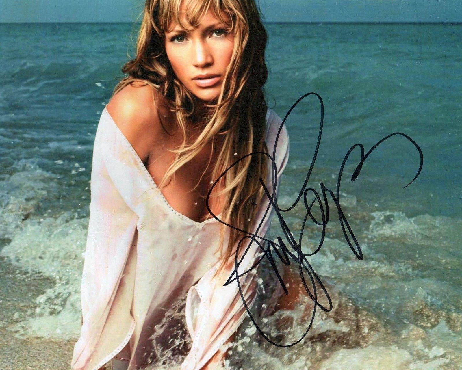 JENNIFER LOPEZ AUTOGRAPHED SIGNED A4 PP POSTER Photo Poster painting PRINT 34