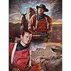 Cowboy Man John Wayne-11CT Stamped Cross Stitch 40*55cm tapestrymarket