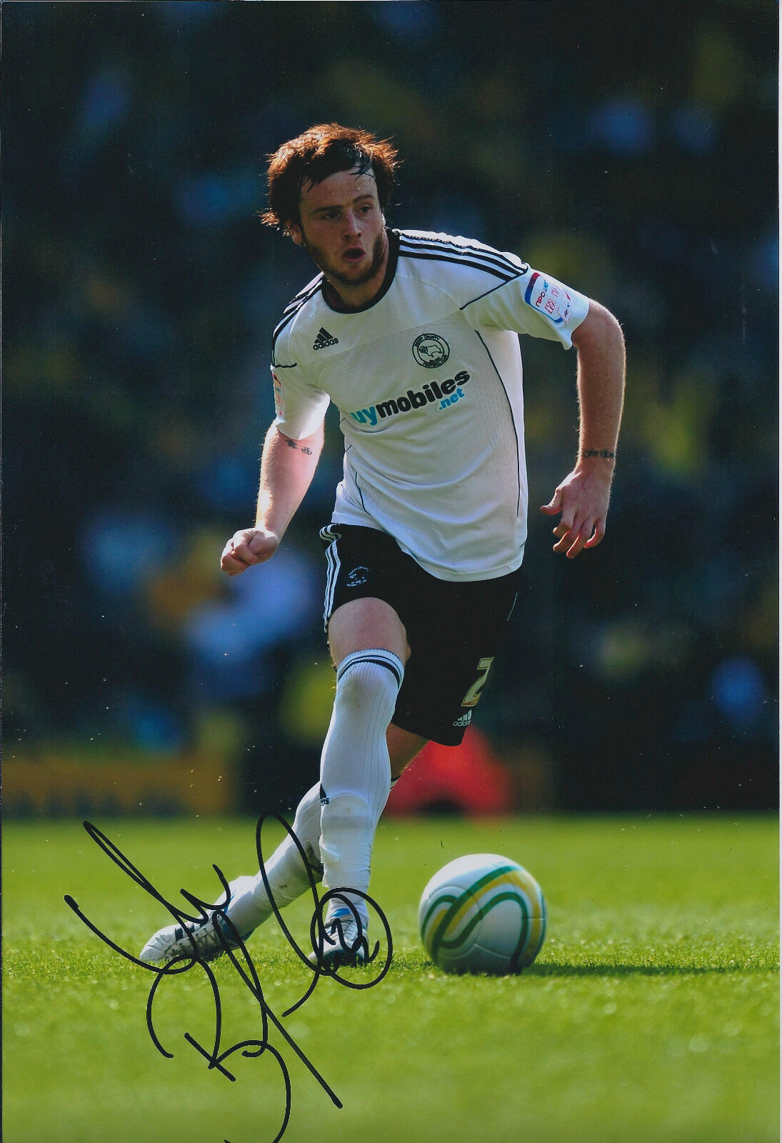 John BRAYFORD SIGNED 12x8 Photo Poster painting AFTAL Autograph COA Derby County Authentic