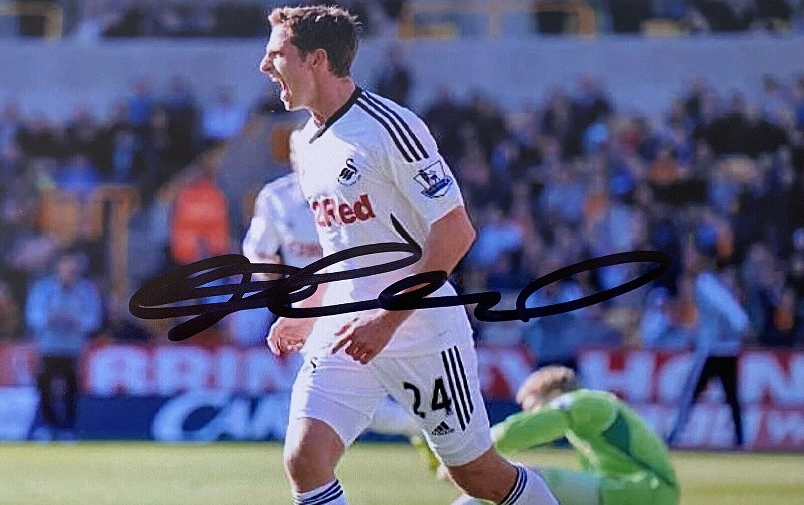 Joe Allen Genuine Hand Signed Swansea City 6X4 Photo Poster painting