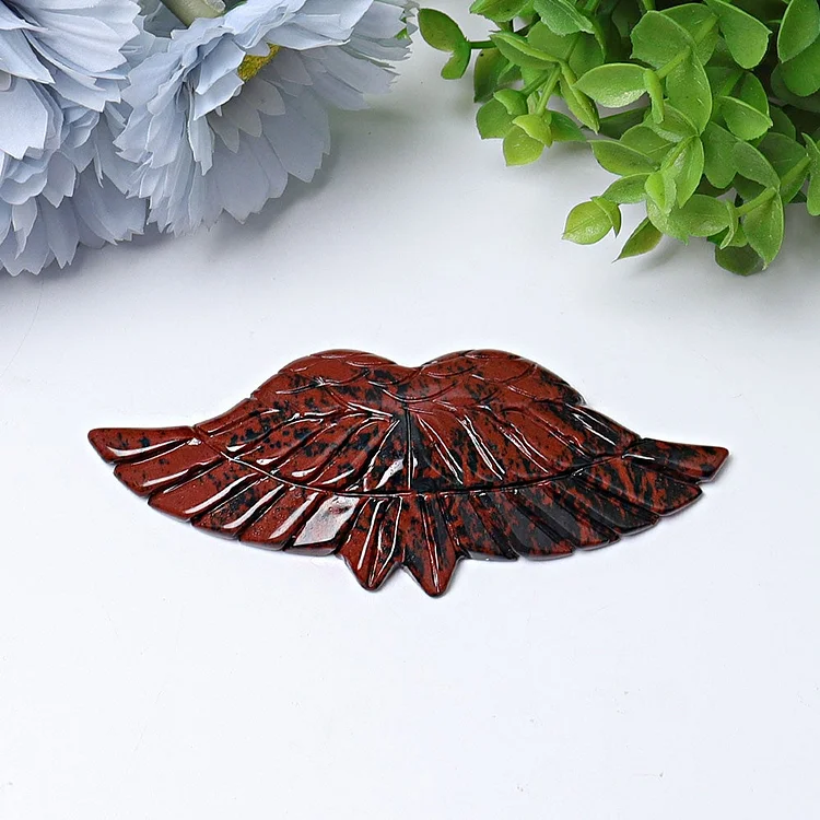 4.7" Angel Wings Crystal Carvings Model