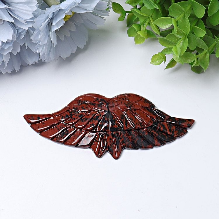 4.7" Angel Wings Crystal Carvings Model Bulk Crystal wholesale suppliers