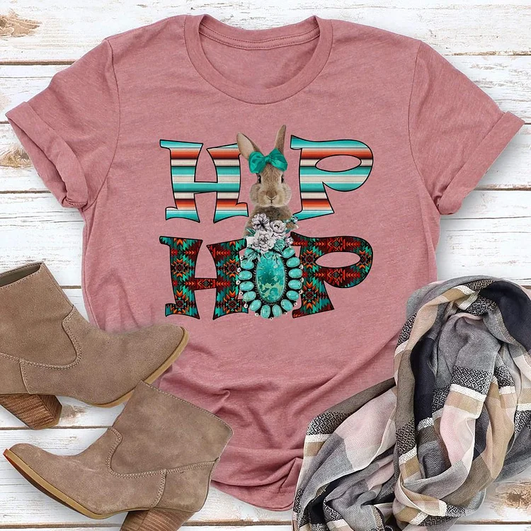 PSL - Hip Hop  Turquoise Western T-shirt Tee-05866