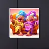 Funny Grandma-Full Round Diamond Painting 30*30CM