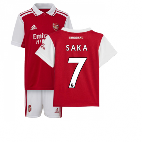 Maillot Bukayo Saka 7 Mini Kit Arsenal Domicile Junior 2022-2023