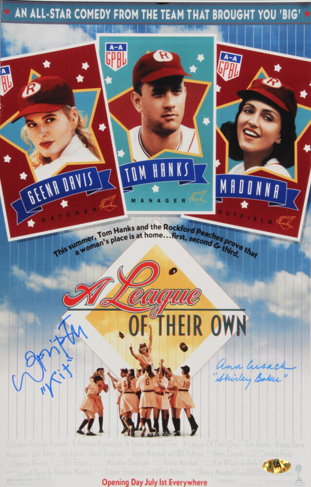 Lori Petty & Ann Cusack Signed A League of Their Own