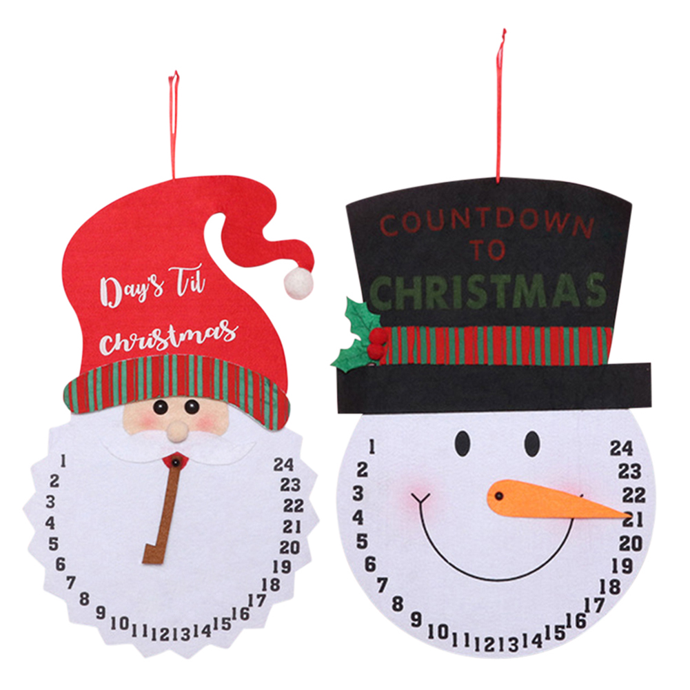 

Christmas Non-woven Wall Calendar Advent Countdown Xmas Hanging Ornaments, 501 Original