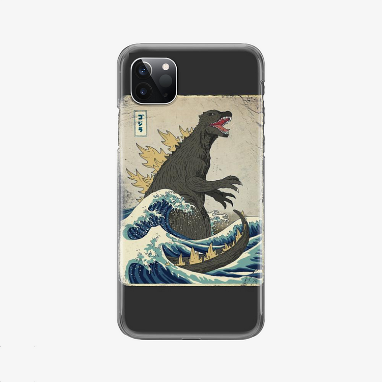 The Great Godzilla Off Kanagawa, Ukiyo-e iPhone Case