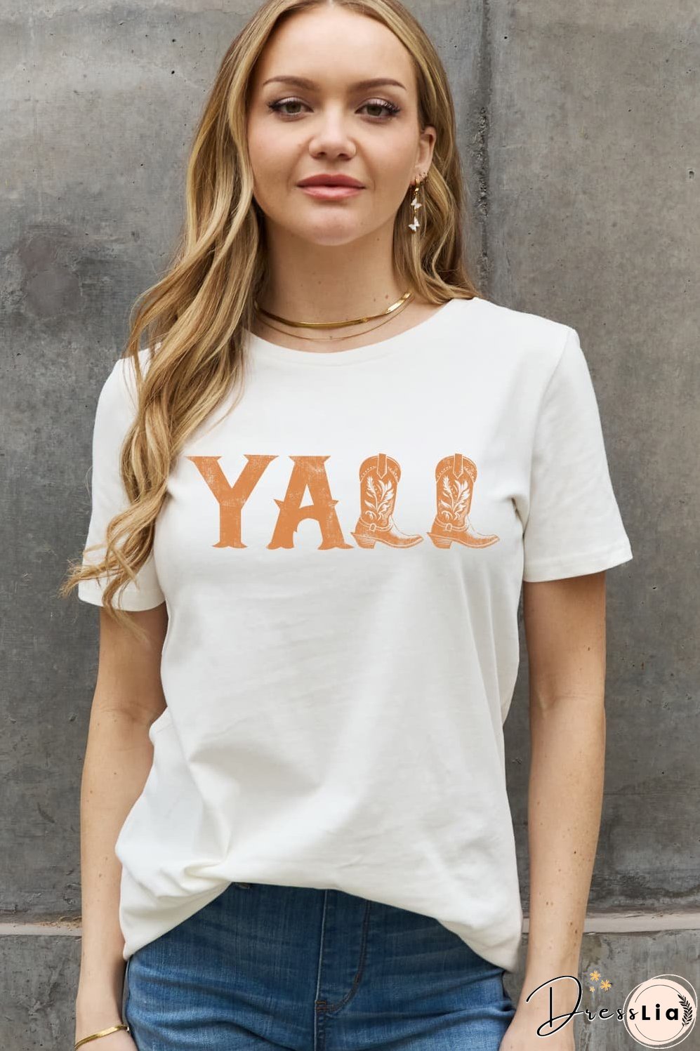 Simply Love Simply Love Full Size YALL Graphic Cotton Tee