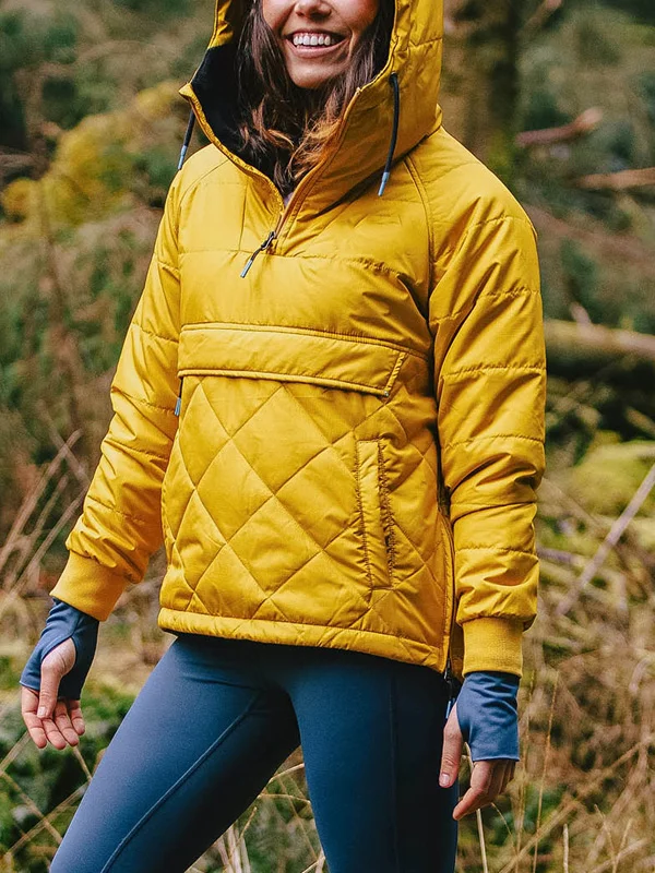 Solid Color Windproof Outdoor Ladies Cotton Jacket