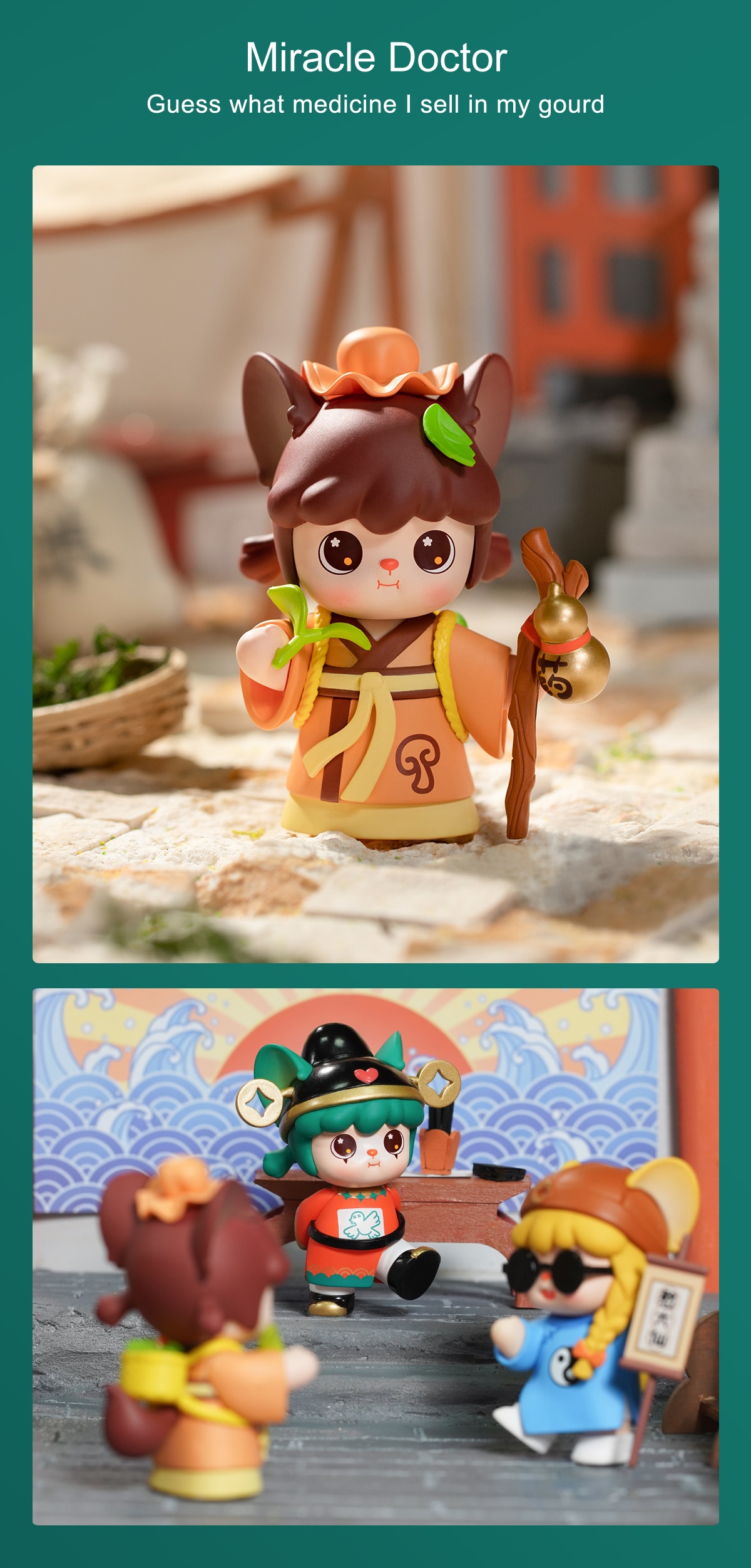 Rolife Blind Box Figure Surprise Dolls - HANHAN NAI Martial Arts Fairy