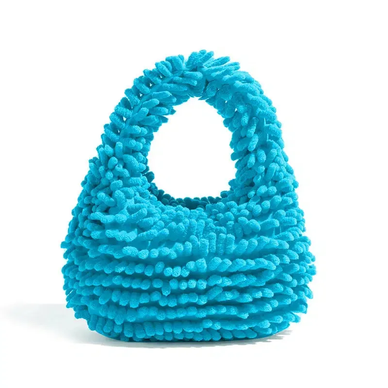 Brownm Plush Handbag