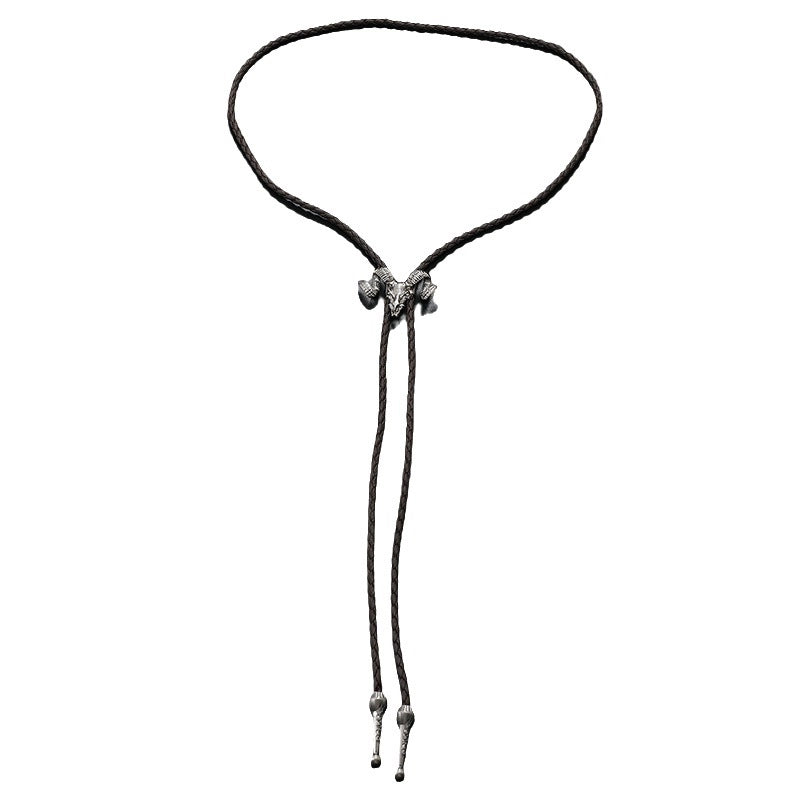 Casual Geometric Pu Leather Alloy Unisex Bolo Tie Necklaces