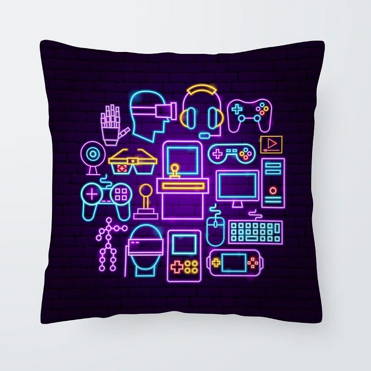 Home Decoration Gaming Fan Gaming Cushion Cushion Cover Decorative Pillowcase Living Room Sofa Bed Pillow Pillow Aesthetics