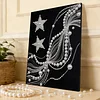 (30x40cm)Starry Silk DIY Pearl Painting Framed Grape Handmade Pearl Material Art Kit Living Room Decor