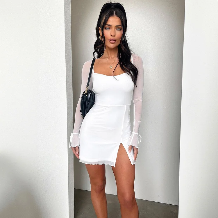 Martinez Long Sleeve Mini Dress