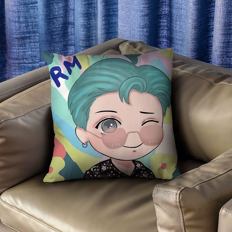 방탄소년단 Dynamite Cartoon Pillow