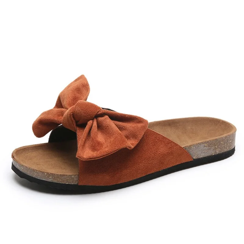 Women Sandals 2020 New Summer Shoes For Woman Flat Sandals Sweet Bowknot Summer Sandalias Mujer Casual Slippers Women Footwear