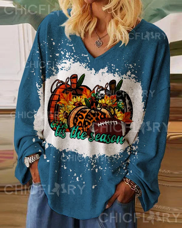 Tis' The Season Fall Casual Long-Sleeve T-Shirt