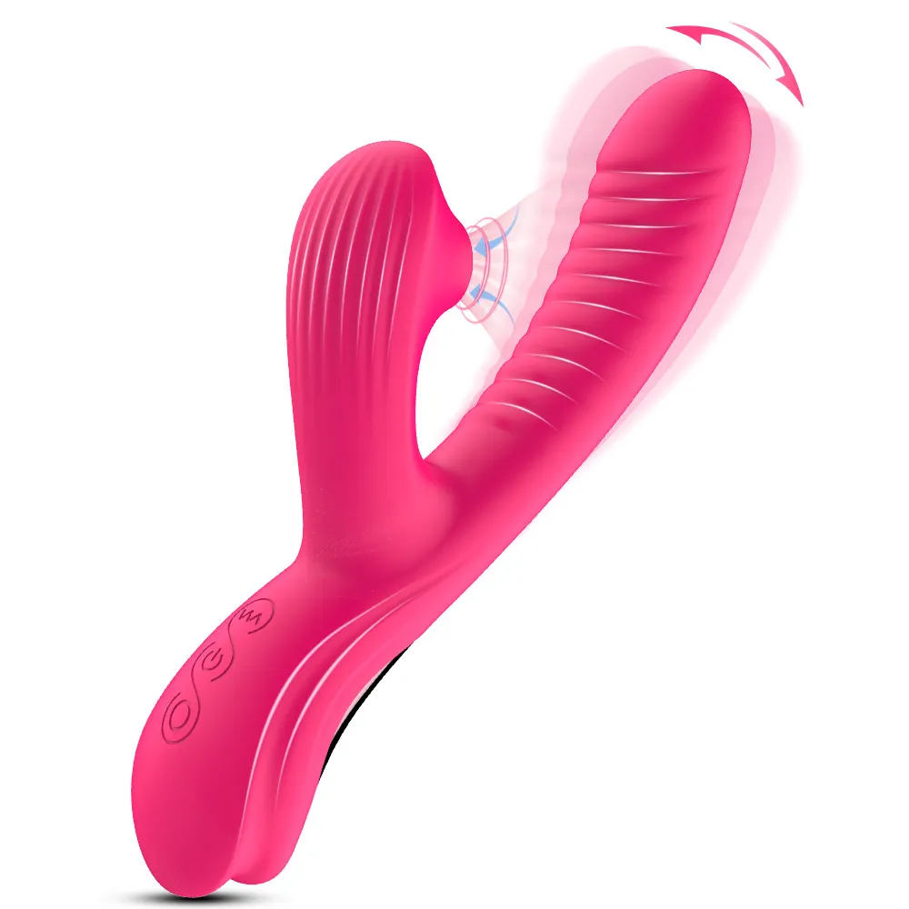 Duolure Rabbit Massager with Suction & Motion
