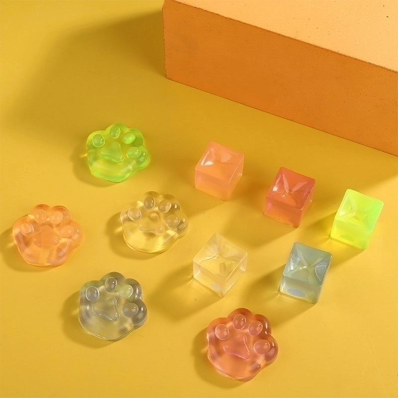 30 Pieces Fidget Toys Paw Print Tpr Toys