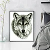 Wolf - 9CT Partial Beaded Cross Stitch Kit(28x34cm)