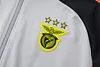 Joyfball 2024/2025 Benfica Long Zipped Jacket Grey Soccer Jersey 1:1 Thai Quality 