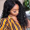 Deep Wave Lace Wig Brazilian Deep Curly Human Hair Wigs